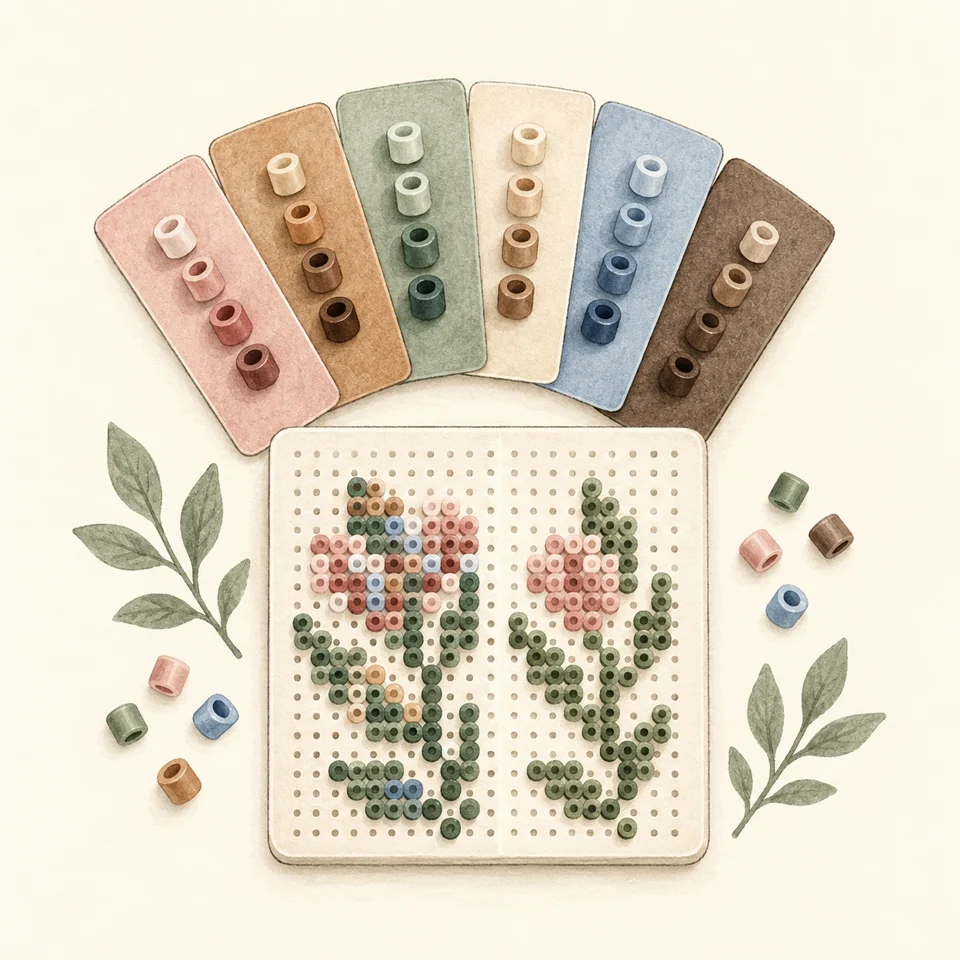 Match popular bead palettes